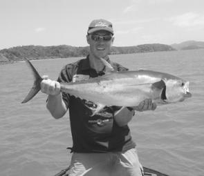 Longtail tuna can be a frustrating fish to catch. In northern waters, they receive less fishing pressure and are often easier targets. This 10kg model fell for a 15g Sniper Slug.